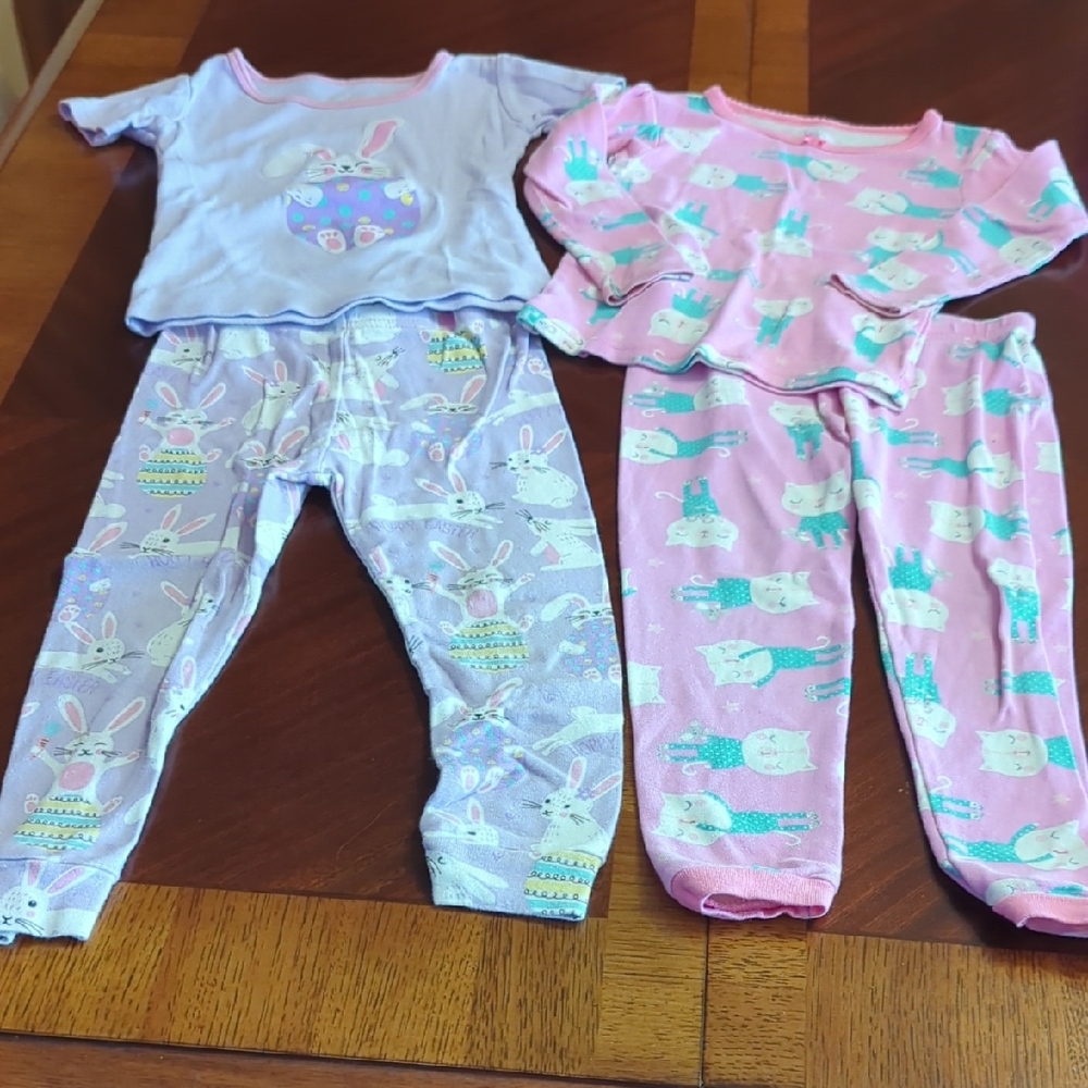 Carter's Kids Pajama Set - Pink and Lavender